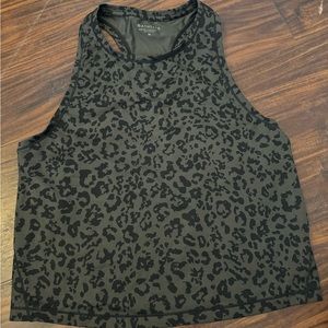 Athleta Ultimate Muscle Tank - Leopard Print